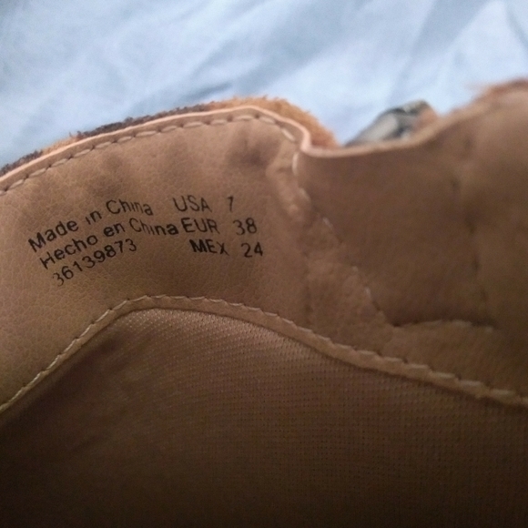 NWT Faux Leopard Print Ankle Boots - Picture 7 of 10